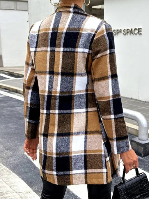 Cozy Style Alert: Women's Classic Plaid Wool Jacket