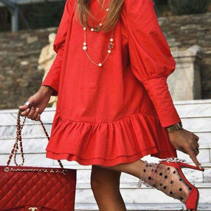 Sophisticated Elegance Women's Solid Color Dress