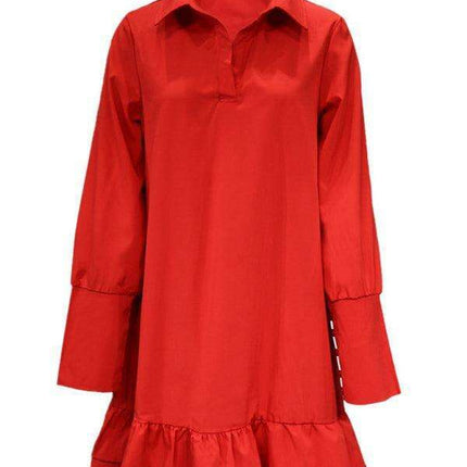 Sophisticated Elegance Women's Solid Color Dress