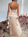 Elegant One-Shoulder Satin Slit Dress - Women's Stylish Apparel for Spring and Summer Events