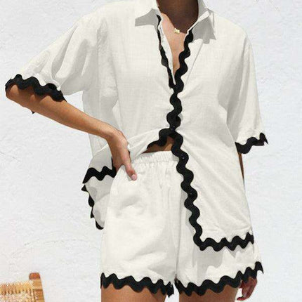 Effortless Chic: Women's Stylish Casual Set for Spring-Summer Vibes