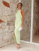 Chic Halter Neck Dress for Women - Elegant Sleeveless Style