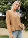 Essential Women's Cozy Knit Pullover with Drop Sleeves - Versatile Wardrobe Staple