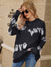 Valentine's Day Love Letter Jacquard Sweater for Women
