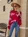 Valentine's Day Love Letter Jacquard Sweater for Women