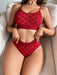 Red Love Affair Lingerie Set - Chic Intimates for Valentine's Day