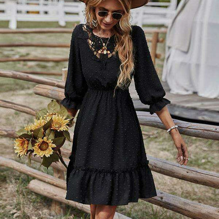 Chic Lace-Embellished Slim Fit Bodycon Dress for Women