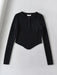 Stylish Women's Luxe Knit Pullover with Flared Hem for Fall-Winter