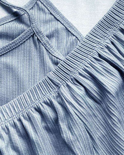 Chic Comfort Stretchy Two-Piece Lounge Ensemble for Effortless Fashion