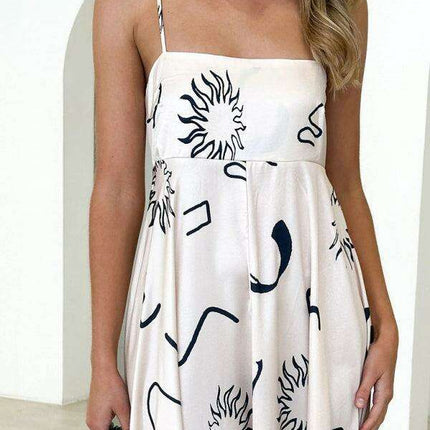 Floral Delight Women's Overall Dress