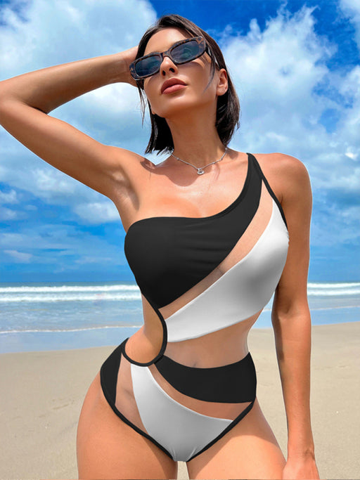 Meshed Seduction One-Piece Swimsuit