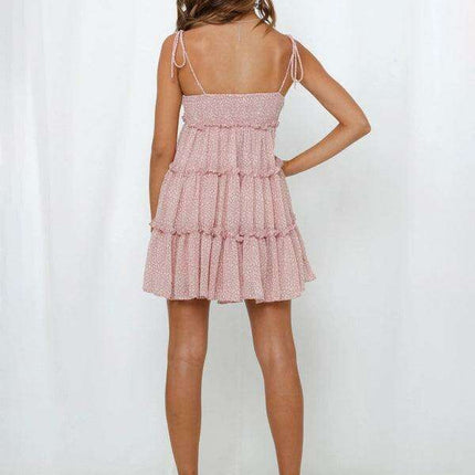 Vibrant Tropical Adventure Suspender Dress