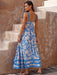 Bohemian Charm Suspender Maxi Dress for Women