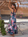 Bohemian Charm Suspender Maxi Dress for Women