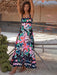 Bohemian Charm Suspender Maxi Dress for Women