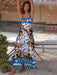 Bohemian Charm Suspender Maxi Dress for Women