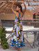 Bohemian Charm Suspender Maxi Dress for Women