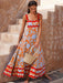Bohemian Charm Suspender Maxi Dress for Women