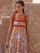 Bohemian Charm Suspender Maxi Dress for Women