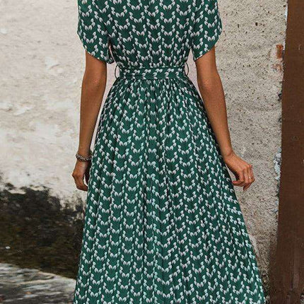 Colorful Blossom Floral Midi Dress - Essential Spring-Summer Wardrobe Piece