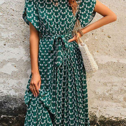 Colorful Blossom Floral Midi Dress - Essential Spring-Summer Wardrobe Piece