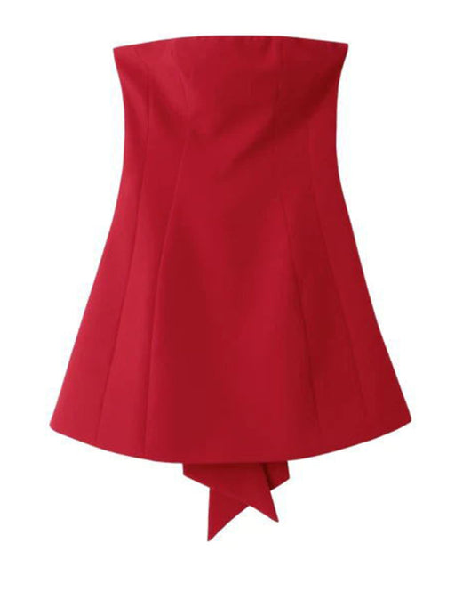 Seductive Strapless Bodycon Mini Dress for Fashionable Ladies