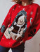 Cozy Christmas Cheer Knit Pullover - Women's Festive Season Must-Have