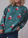 Festive Snowflake Christmas Sweater Set - Women's Knit Ensemble for Holiday Elegance
