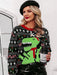 Festive Snowflake Print Christmas Sweater - Stylish Winter Fashion for Women