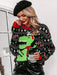 Cozy Winter Wonderland Snowflake Sweater - Chic Cold-Weather Fashion for Women