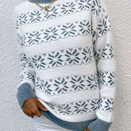 Cozy Holiday Spirit Women's Turtleneck Sweater