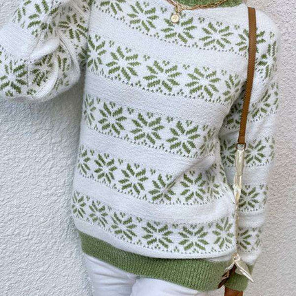 Cozy Holiday Spirit Women's Turtleneck Sweater