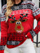 Christmas Elk Holiday Sweater for Women - Cozy and Stylish Choice