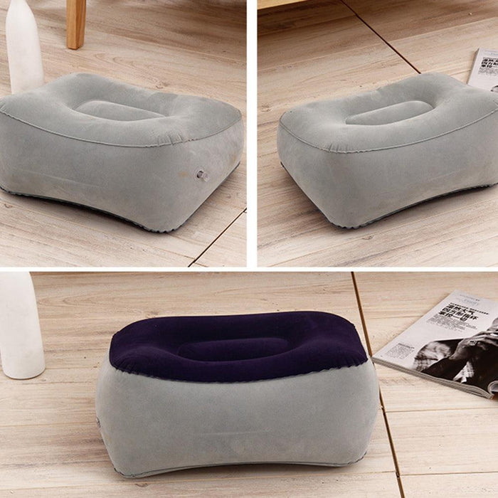 Ultimate Comfort Inflatable Foot Rest Pillow for Travel and Home Relaxation