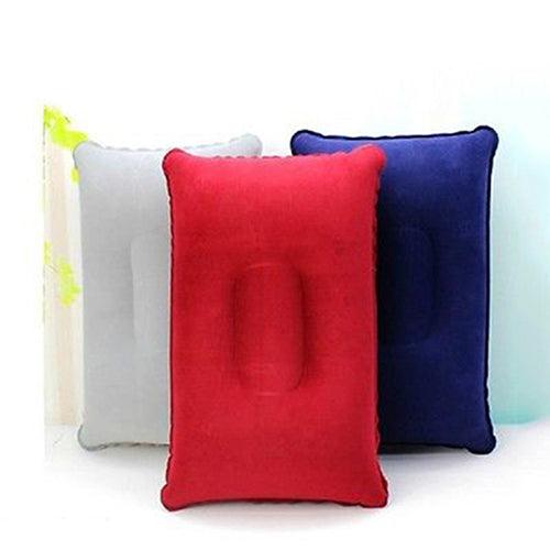 Portable Inflatable Travel Pillow with Compact Foldable Design