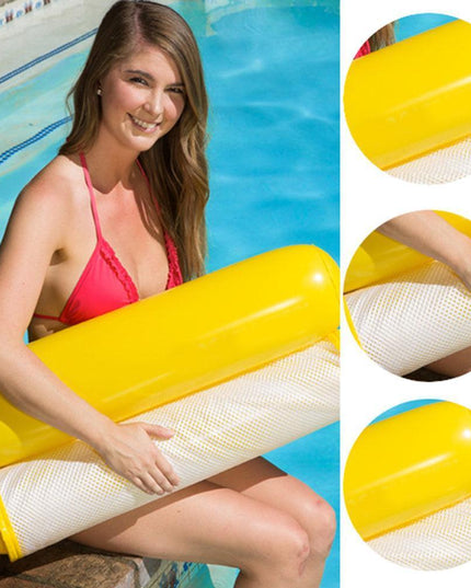 Luxury Inflatable Water Lounge - Ultimate Nylon Floating Hammock for Relaxation