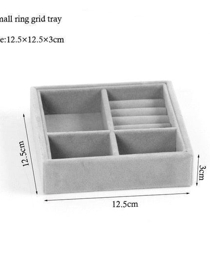 Versatile Custom Jewelry Organizer with Adjustable Grid Configuration