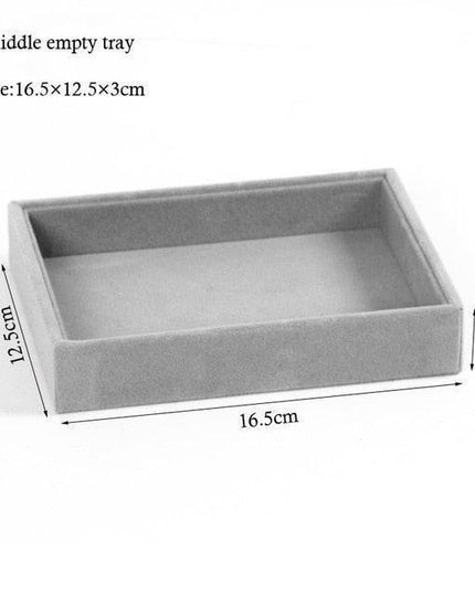 Versatile Custom Jewelry Organizer with Adjustable Grid Configuration