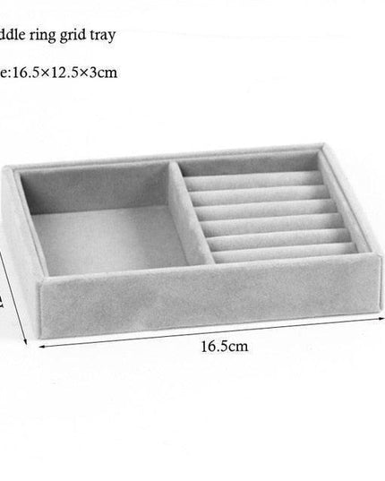 Versatile Custom Jewelry Organizer with Adjustable Grid Configuration