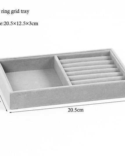 Versatile Custom Jewelry Organizer with Adjustable Grid Configuration