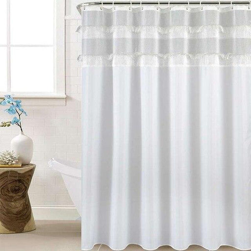 Vibrant Tassel Waterproof Shower Curtain