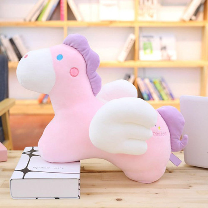 Kawaii Cartoon Flying Horse Doll Toy Soft Pillow Sofa Bed Decor Children Gift