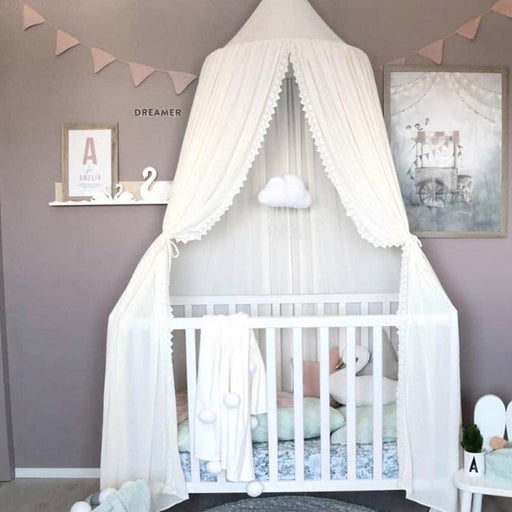 240cm Chiffon Bed Canopy Net: Elegant Mosquito Protection for Your Child