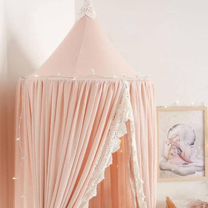 Charming 240cm Chiffon Canopy: Chic Insect Defense for Children