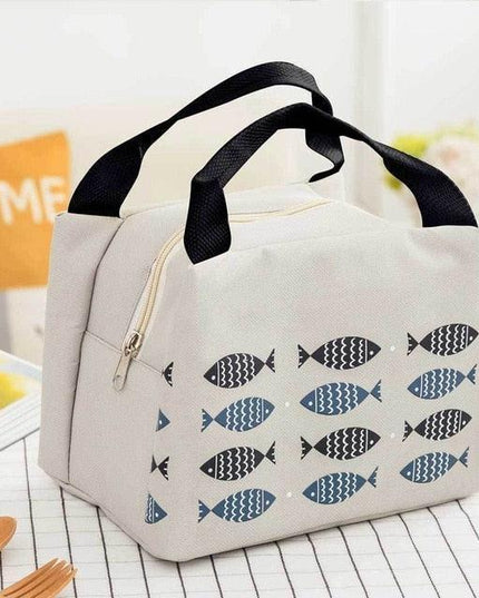 Chic Insulated Lunch Tote with Adjustable Strap for On-the-Go Dining