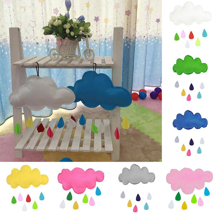 Whimsical Cloud Hanging Decor for Kids' Rooms