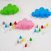 Whimsical Cloud Hanging Decor for Kids' Rooms
