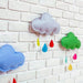 Whimsical Cloud Hanging Decor for Kids' Rooms