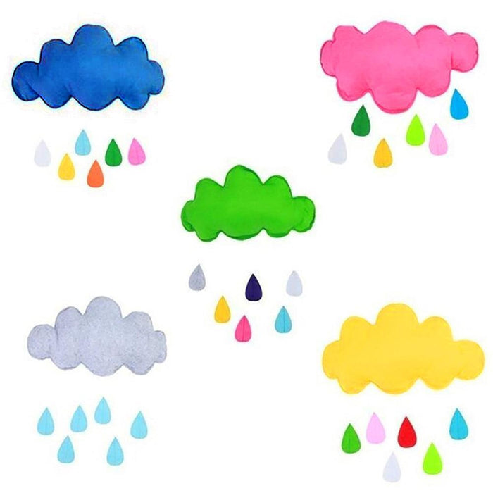 Whimsical Cloud Hanging Decor for Kids' Rooms