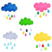 Whimsical Cloud Hanging Decor for Kids' Rooms